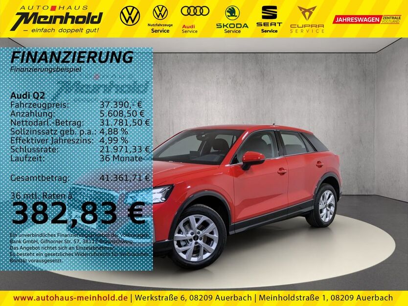Audi Q2 5.000 km 37.390 € Auerbach/Rebesgrün 08209