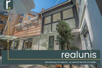 Charmantes Stadthaus in ruhiger Lage der Weststadt mit Dachterrasse & Flair - exklusiv bei realunis