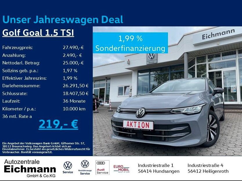 VW Golf 8.600 km 27.490 € Heiligenroth 56412