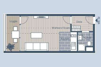 Wohnung Leipzig Altwest - 1 Zimmer, 32 m&sup2;, 110.000&euro; | Angebot:27655090