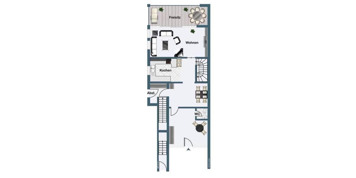 Reihenendhaus Rheda-Wiedenbrück Wiedenbrück - 5 Zimmer, 147 m&sup2;, 370.000&euro; | Angebot:25066558