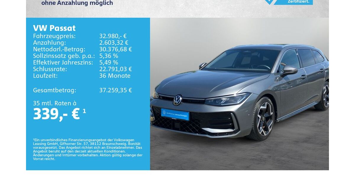 VW Passat 56.000 km 32.980 &euro; Kitzingen 97318