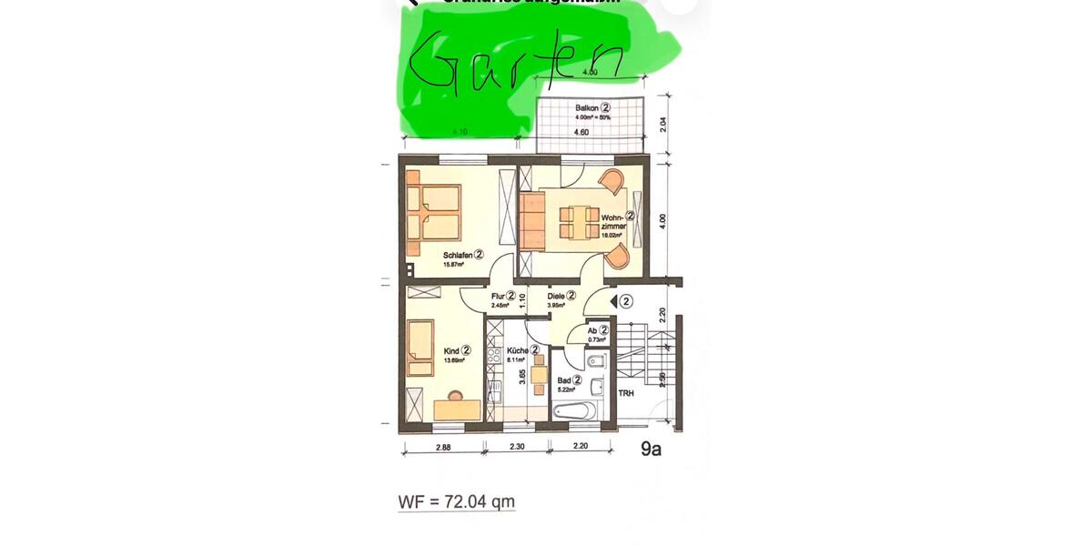 Erdgeschoßwohnung Hochheim am Main - 3 Zimmer, 72 m&sup2;, 345.600&euro; | Angebot:26212007