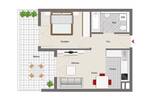 Etagenwohnung Straubing - 2 Zimmer, 46 m&sup2;, 200.000&euro; | Angebot:26886200