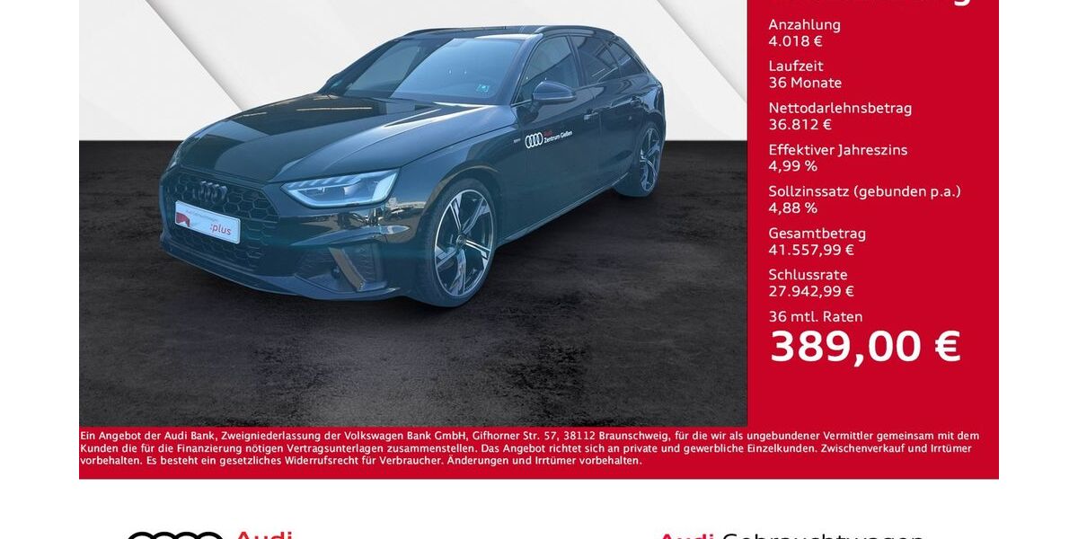 Audi A4 33.000 km 38.830 € Giessen 35394