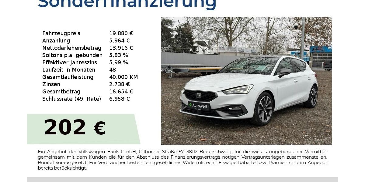 Seat Leon 67.000 km 19.880 &euro; Nürnberg 90431