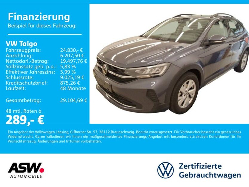 VW Taigo 8.500 km 24.830 € Sinsheim 74889