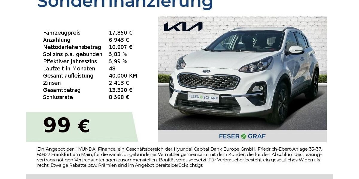 Kia Sportage 50.957 km 17.850 &euro; Schwabach 91126