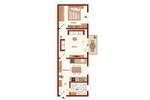 Etagenwohnung Düsseldorf Unterbilk - 2 Zimmer, 60 m&sup2;, 1.440&euro; | Angebot:26802576