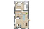 Etagenwohnung Ribnitz-Damgarten Ribnitz - 2 Zimmer, 50 m&sup2;, 450&euro; | Angebot:26874852