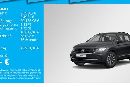 VW Tiguan 65.167 km 25.980 &euro; Ottobrunn 85521