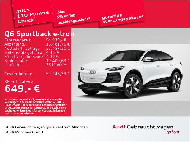 Audi Q6 e-tron 3.414 km 54.939 &euro; Eching 85386