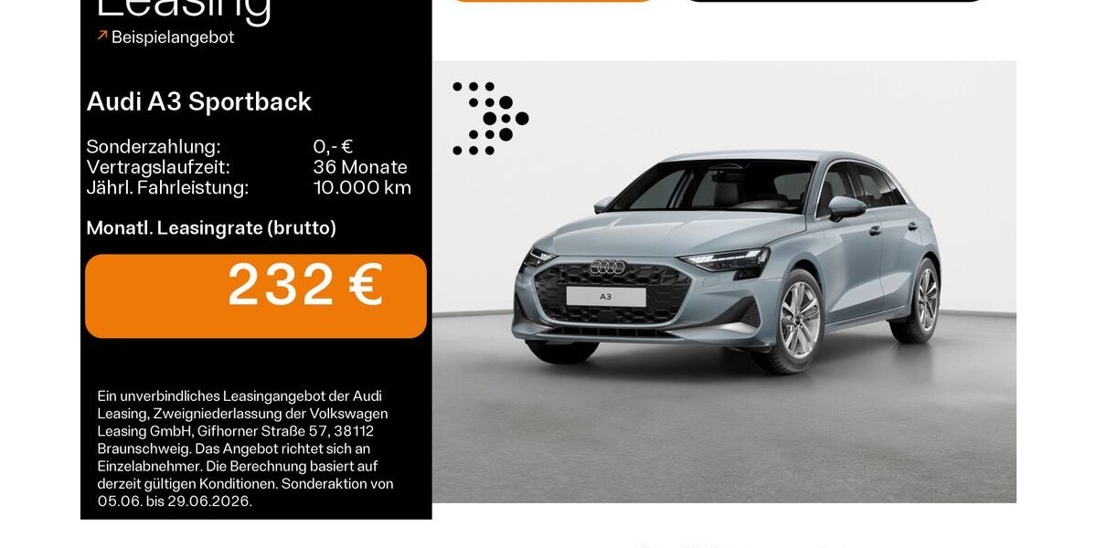 Audi A3 24.032 km 28.590 &euro; Haßfurt 97437