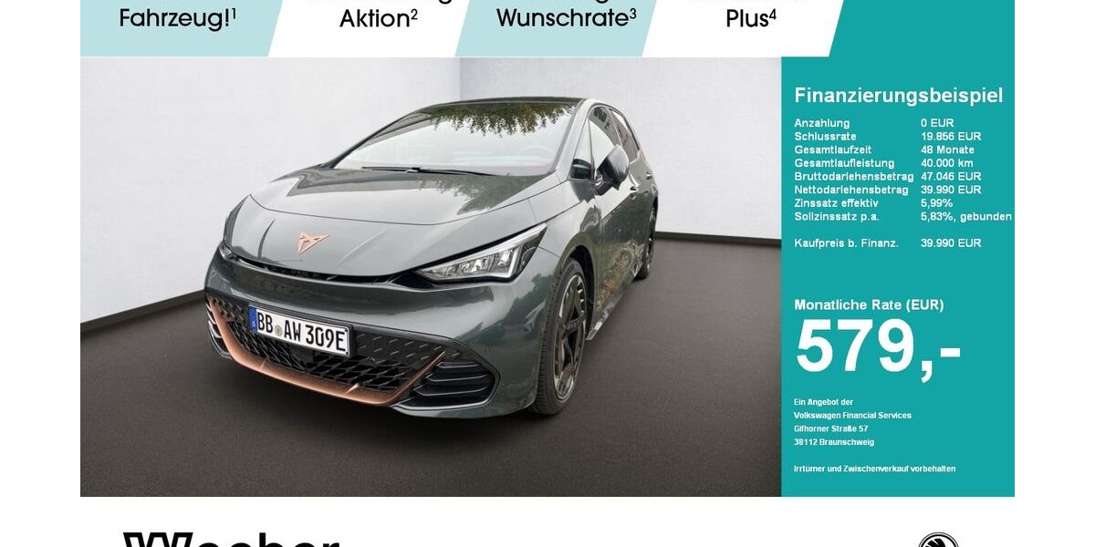 Cupra Born 11.500 km 39.590 &euro; Herrenberg 71083