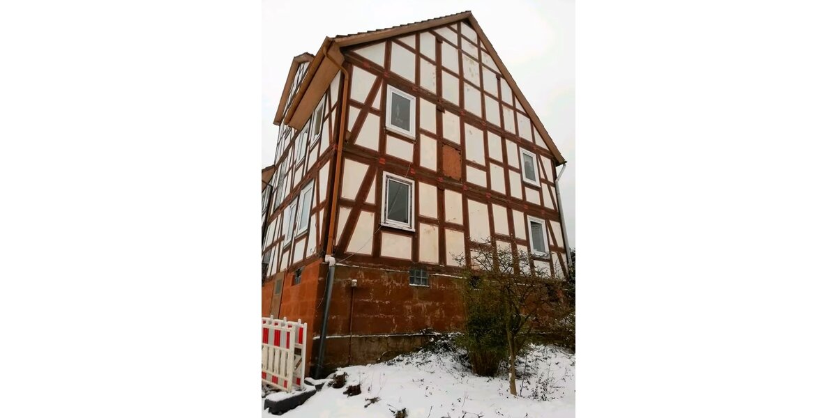 Hessich Lichtenau-OT, 1-2 Fam.Hs. + Scheune - Einfamilienhaus Hessisch Lichtenau Quentel | Angebot:24416348