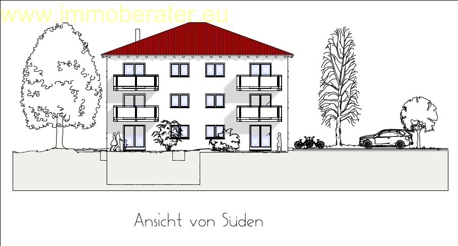 Große 4 - Zimmer-Whg WFL ca. 97 m² 2 Ki-Zi EG-Wohnung mit Terrasse 2-Kfz-Stellplätze inklusive für Eigenbezug oder Kap. Anlage geeignet.
