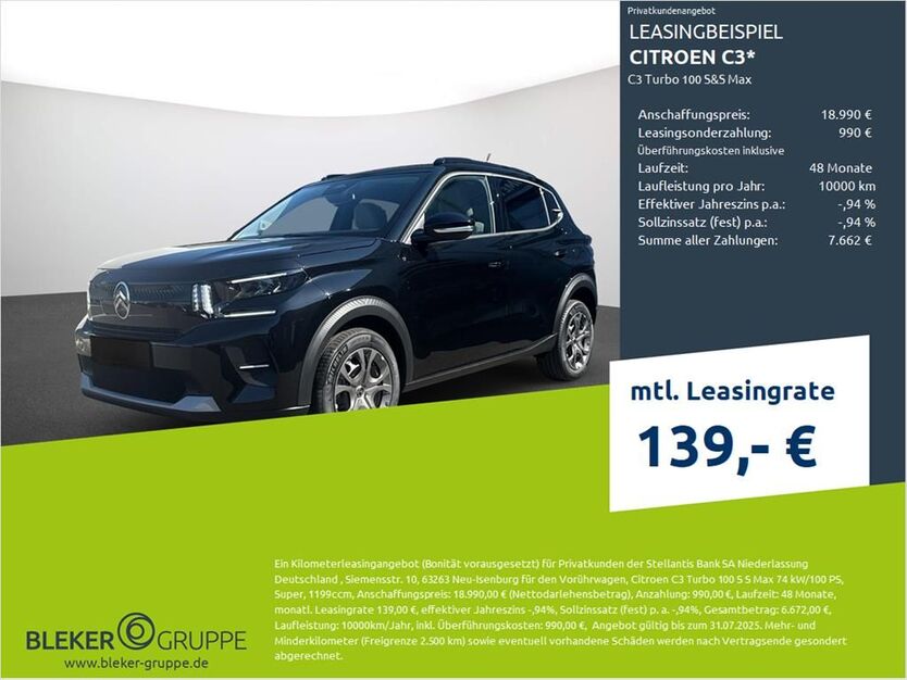 Citroen C3 4.454 km 18.990 € Bocholt 46395
