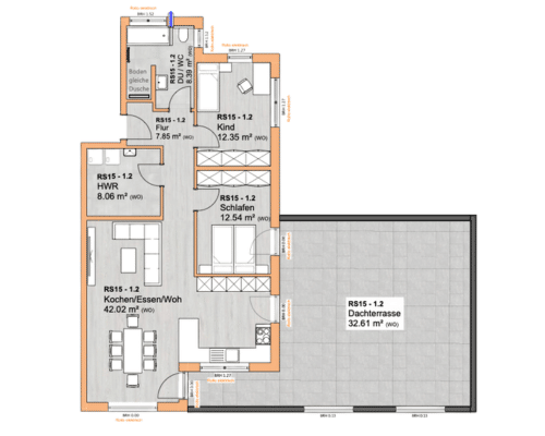 Etagenwohnung Reimlingen - 4 Zimmer, 123 m&sup2;, 444.000&euro; | Angebot:26841627