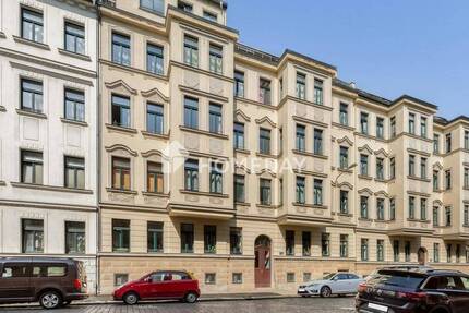 64,83 m² Wohnkomfort in Jugendstilhaus mit Loggia in begehrter Lage von Leipzig-Stötteritz