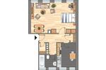 Etagenwohnung Kiel Gaarden-Ost - 1 Zimmer, 50 m&sup2;, 433&euro; | Angebot:26672363