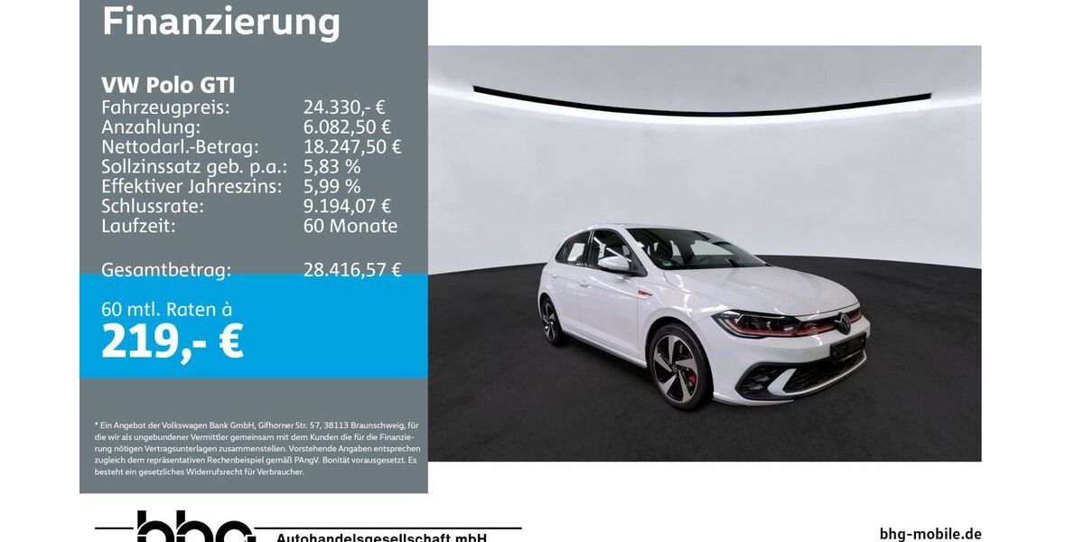 VW Polo 28.625 km 24.330 &euro; Freiburg 79115