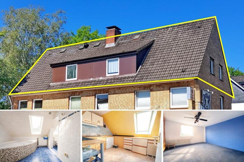 Das komplette Dachgeschoss als Ihr neues Familienreich! - Etagenwohnung Hohenlockstedt | Angebot:26876620