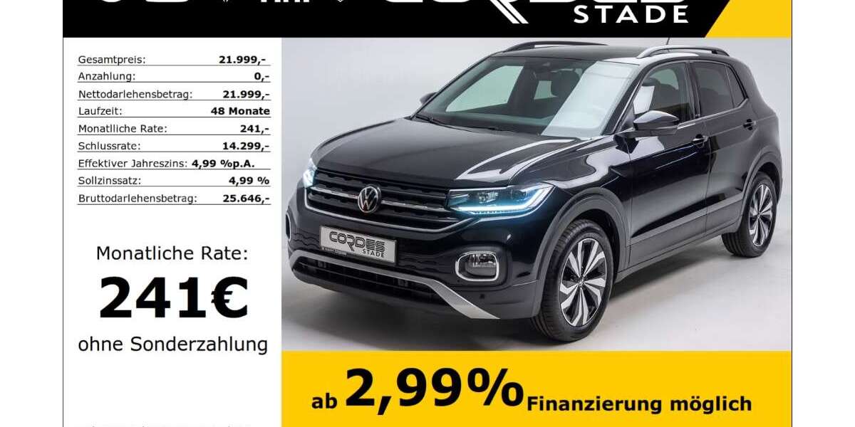 VW T-Cross 39.820 km 21.999 &euro; Stade 21680