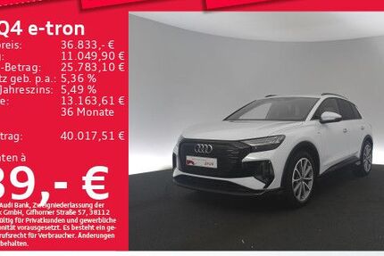 Audi Q4 e-tron 38.237 km 35.715 &euro; Eching 85386