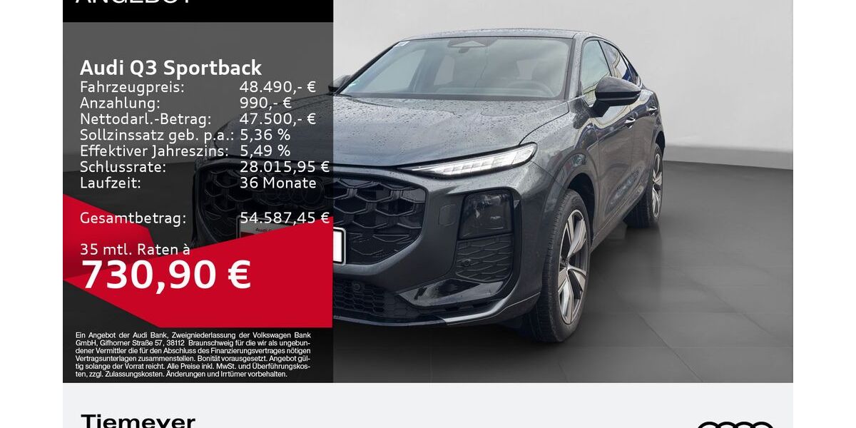 Audi Q3 1.012 km 48.490 &euro; Remscheid 42897