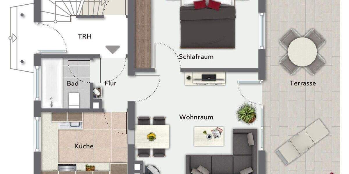 Reihenmittelhaus Tornesch - 4 Zimmer, 71 m&sup2;, 199.000&euro; | Angebot:25801703