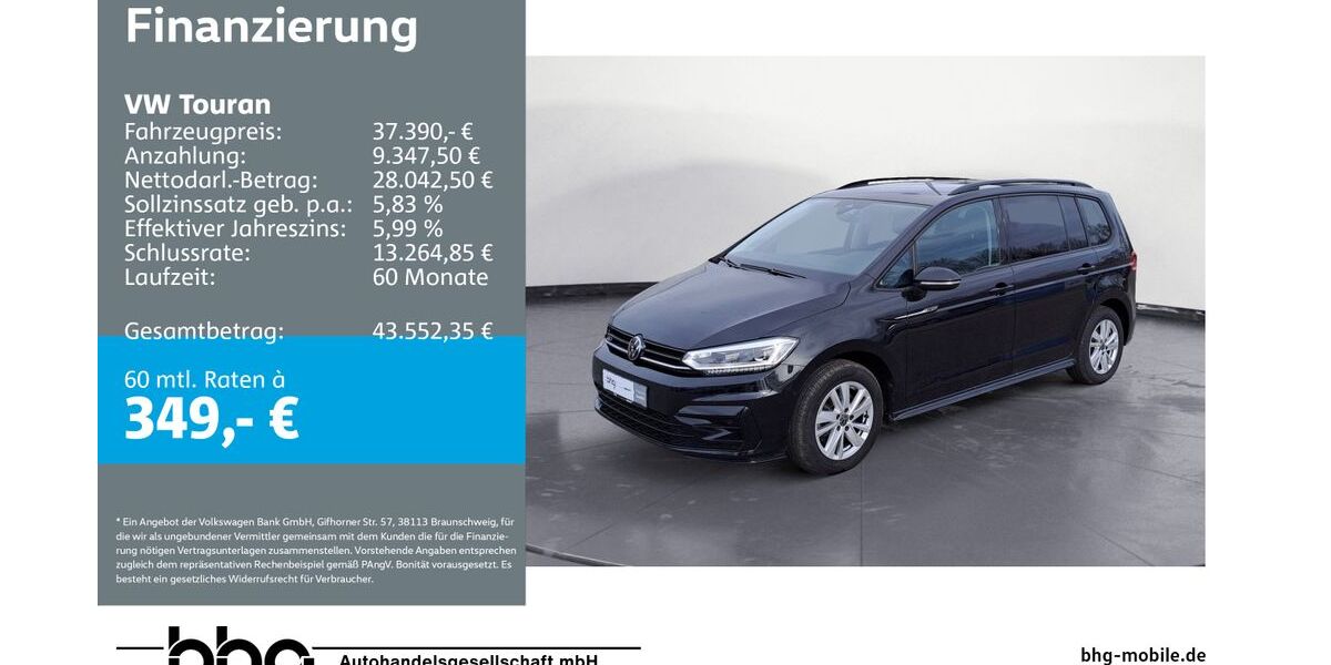 VW Touran 14.458 km 37.390 &euro; Durmersheim 76448
