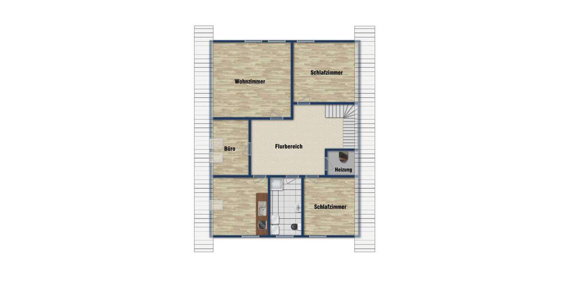 Etagenwohnung Hude (Oldenburg) Hurrel - 4 Zimmer, 120 m&sup2;, 600&euro; | Angebot:25339166