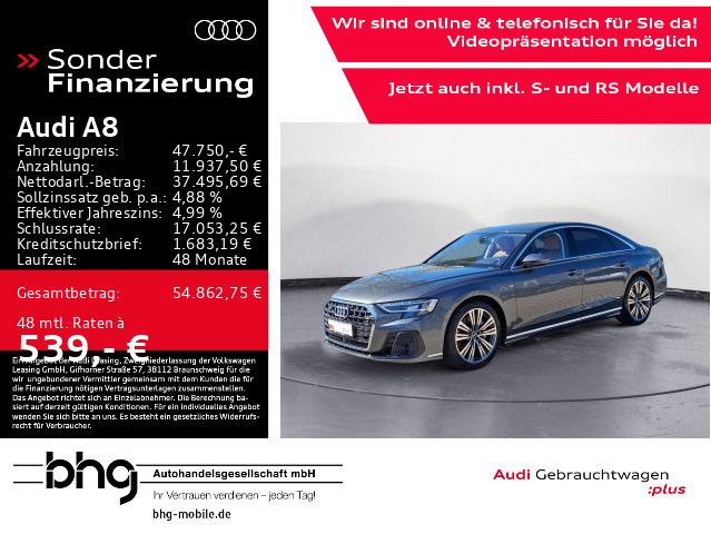 Audi A8 30.045 km 46.950 &euro; Binzen 79589