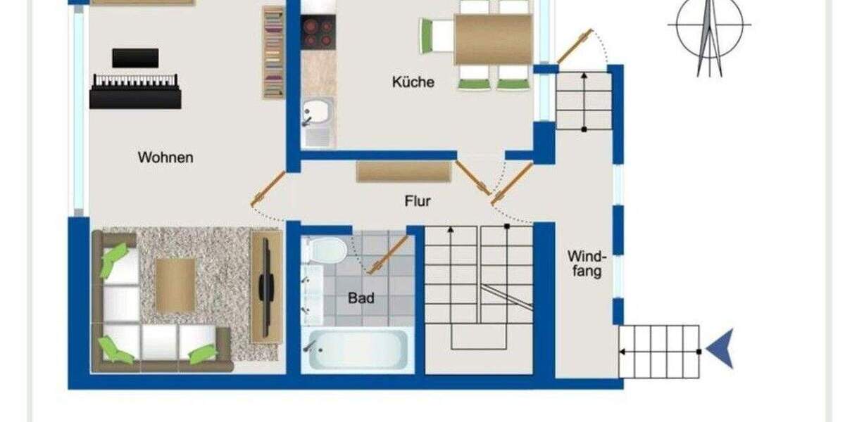 Reihenendhaus Lehrte - 4 Zimmer, 100 m&sup2;, 305.000&euro; | Angebot:25357229