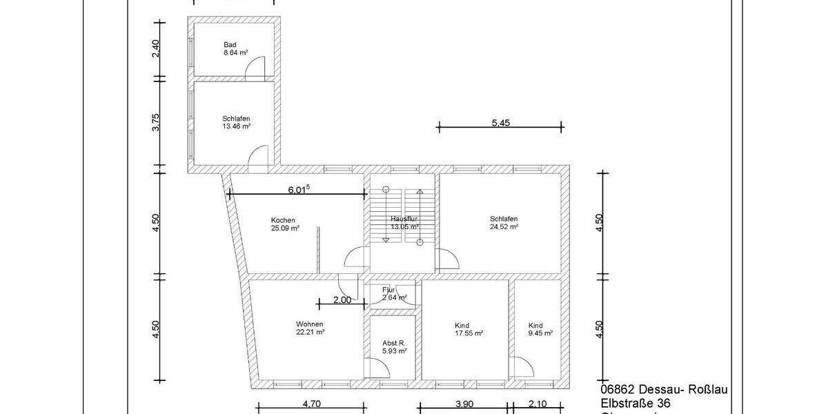 Mehrfamilienhaus, Wohnhaus Dessau-Roßlau Brambach - 10 Zimmer, 221 m&sup2;, 197.000&euro; | Angebot:27091655