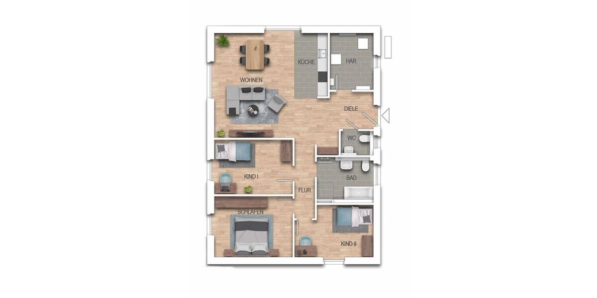 Bungalow Südheide - 4 Zimmer, 113 m&sup2;, 1.450&euro; | Angebot:22920303