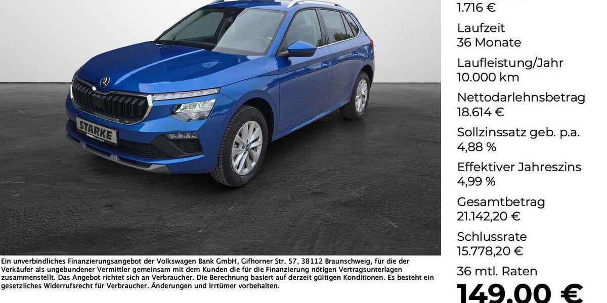 Skoda Kamiq 9.150 km 20.330 &euro; Wallenhorst 49134