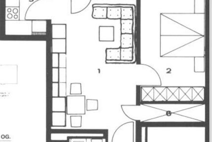 Wohnung Bergheim Ahe - 2 Zimmer, 54 m&sup2;, 800&euro; | Angebot:25025772