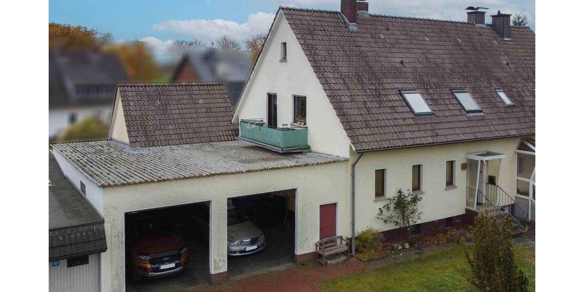Ihr neues Zuhause: Doppelhaushälfte mit Garten und Doppelgarage in Petershagen-Friedewalde 5 zimmer