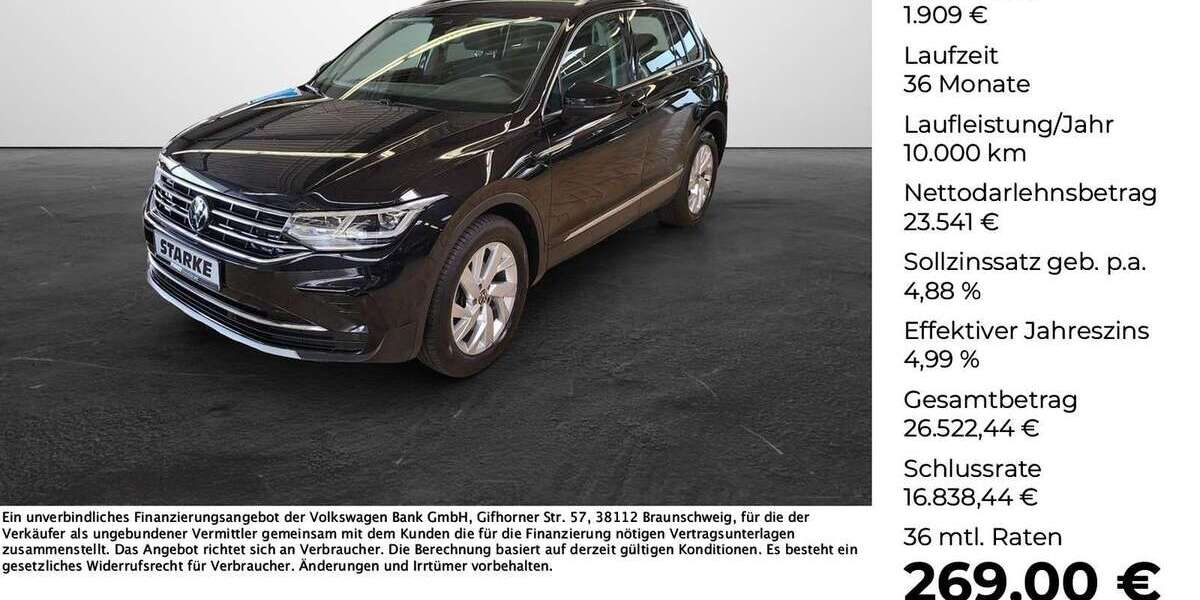 VW Tiguan 70.599 km 25.450 &euro; Ibbenbüren 49477