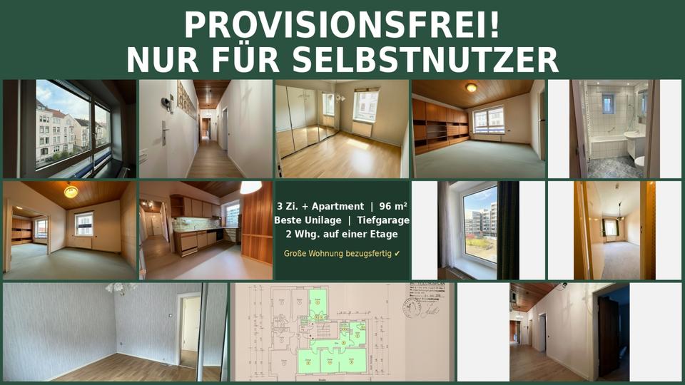 Etagenwohnung Braunschweig Nordstadt - 4 Zimmer, 96 m&sup2;, 279.000&euro; | Angebot:26957866