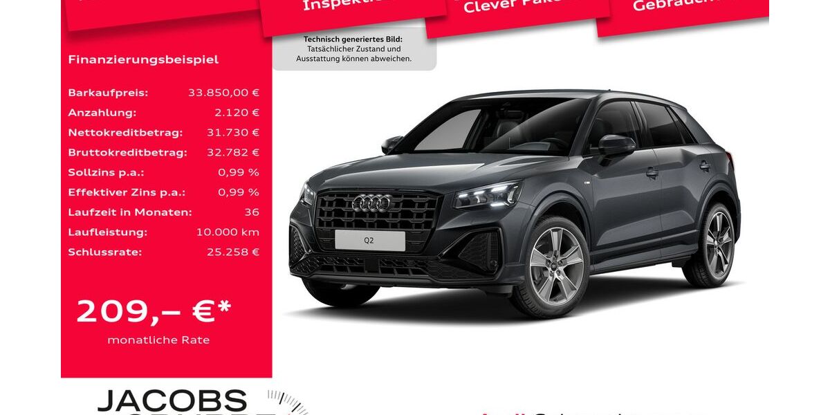 Audi Q2 7.898 km 33.850 &euro; Mönchengladbach 41066