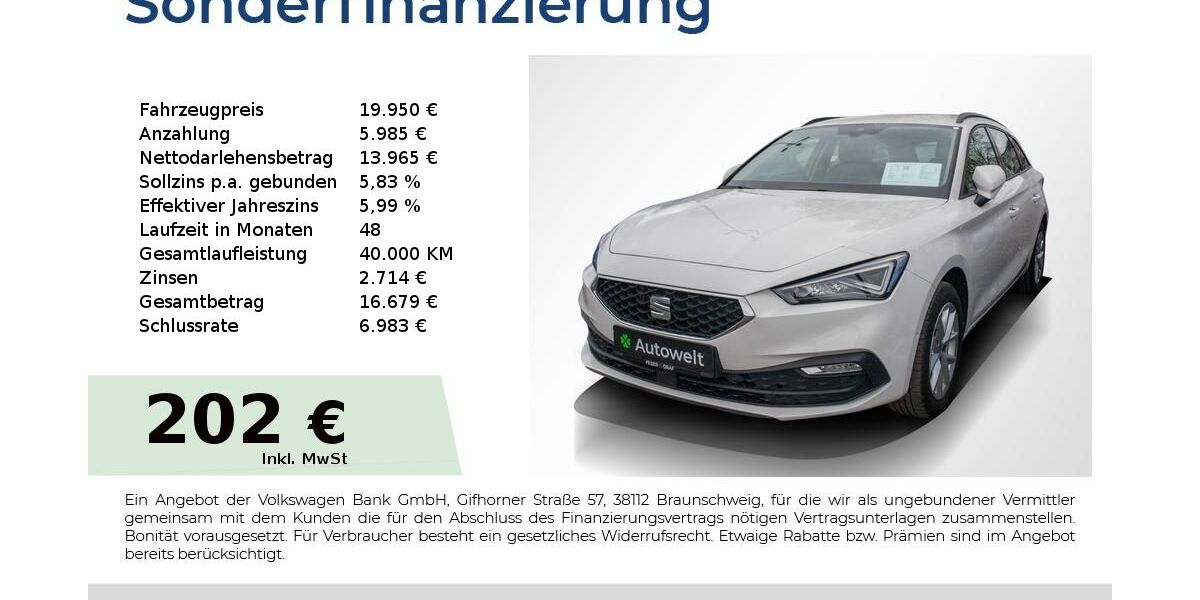 Seat Leon 72.850 km 19.950 &euro; Nürnberg 90431