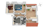 Etagenwohnung Barth Klosterkoppel - 3 Zimmer, 60 m&sup2;, 165.000&euro; | Angebot:25821266