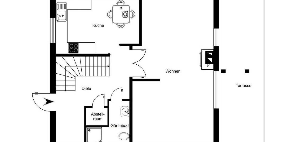 Einfamilienhaus Reinbek - 4 Zimmer, 95 m&sup2;, 545.000&euro; | Angebot:26595070