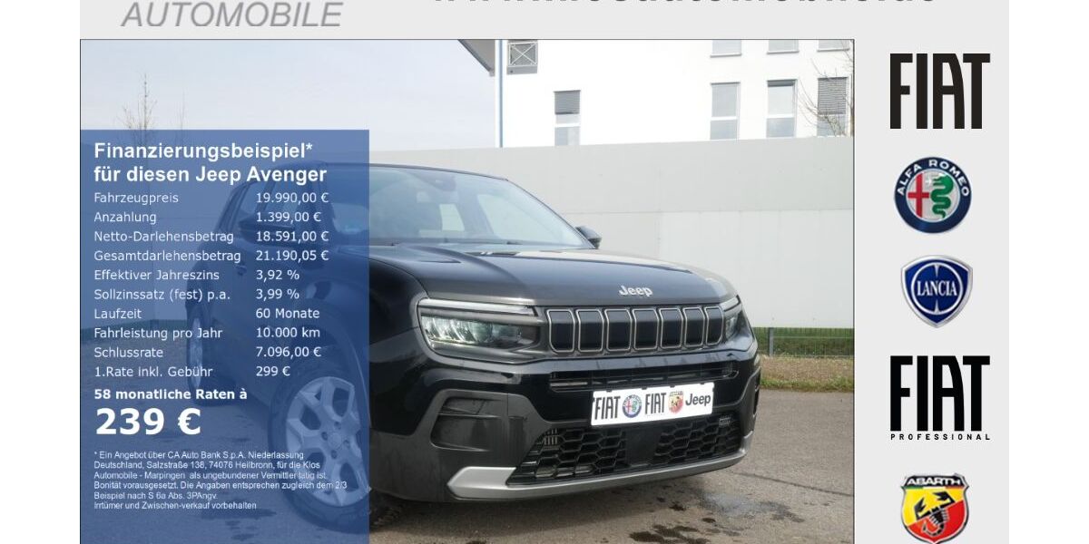 Jeep Avenger 12.404 km 19.990 &euro; Kirn 55606