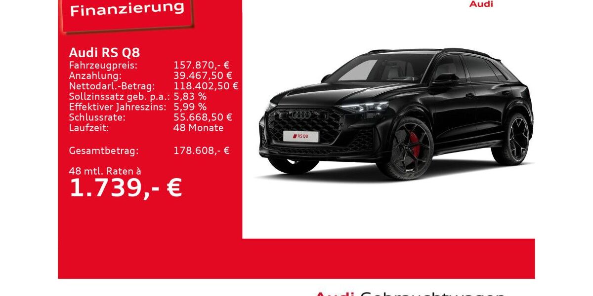 Audi RSQ8 6.000 km 157.870 &euro; Ulm 89073