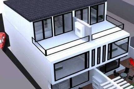 NEUBAU nach IHREM WUNSCH: Designer Haus - Architekten Haus - Einzigartig Wohnen - Black White House 6 zimmer