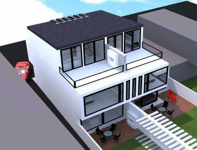 NEUBAU nach IHREM WUNSCH: Designer Haus - Architekten Haus - Einzigartig Wohnen - Black White House 6 zimmer