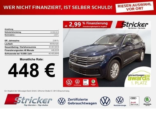 VW Touareg 26.806 km 54.949 &euro; Detmold 32760